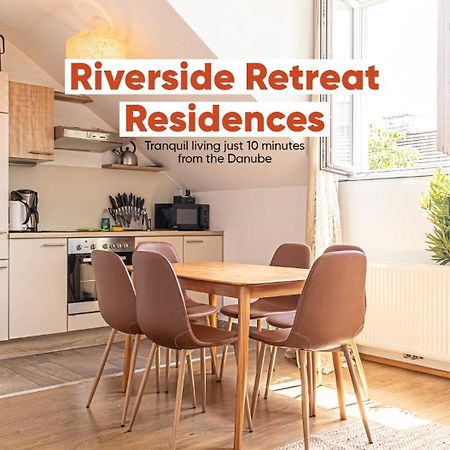 Charming 1Br And 1Lr Apt Modern Design Donaustadt Відень Екстер'єр фото