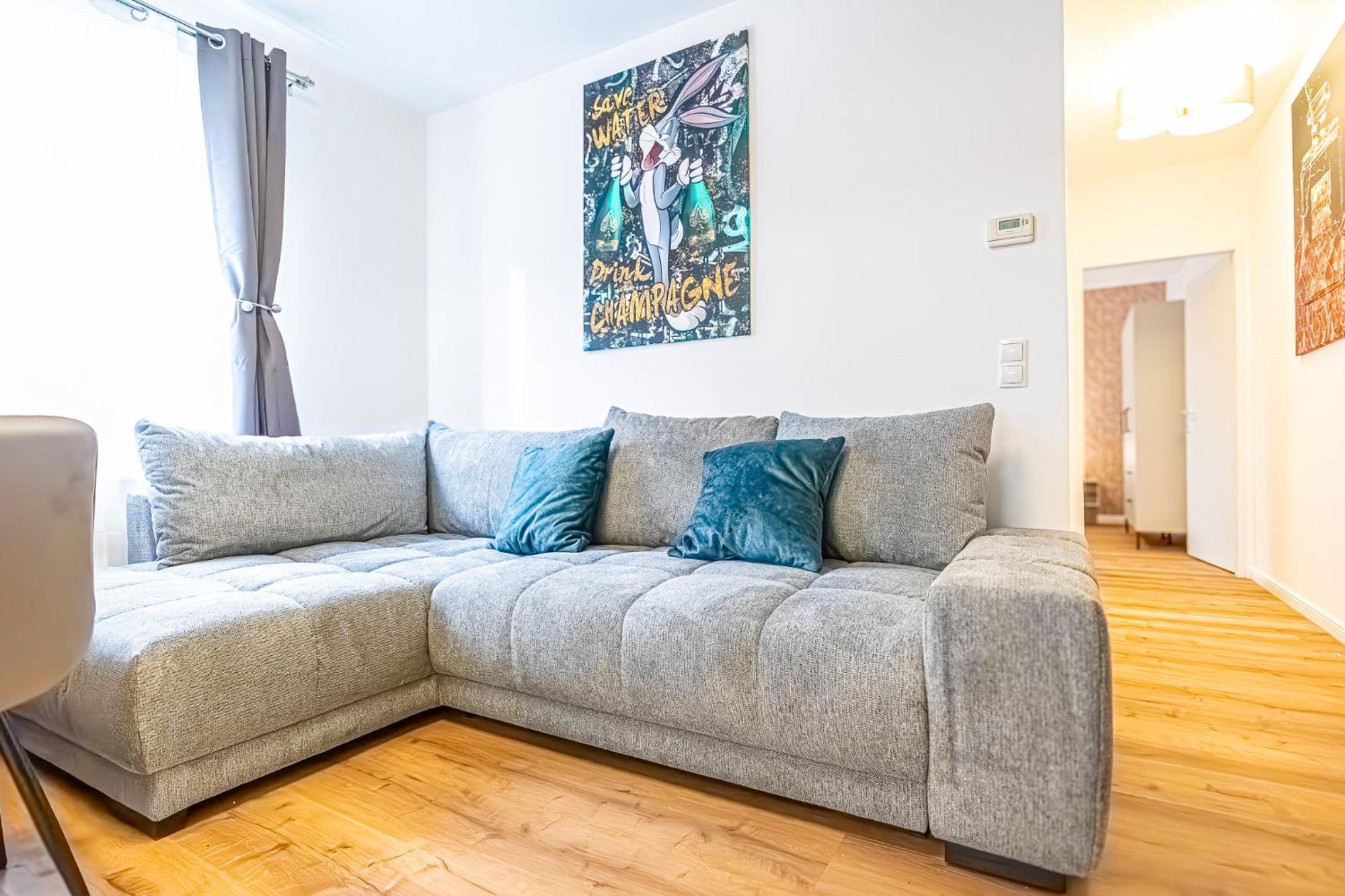 Charming 1Br And 1Lr Apt Modern Design Donaustadt Відень Екстер'єр фото