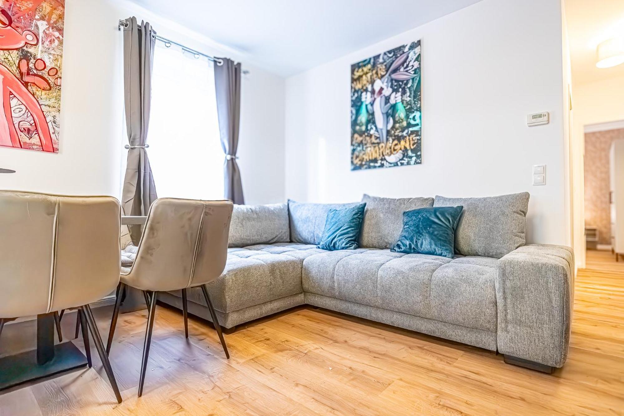 Charming 1Br And 1Lr Apt Modern Design Donaustadt Відень Екстер'єр фото