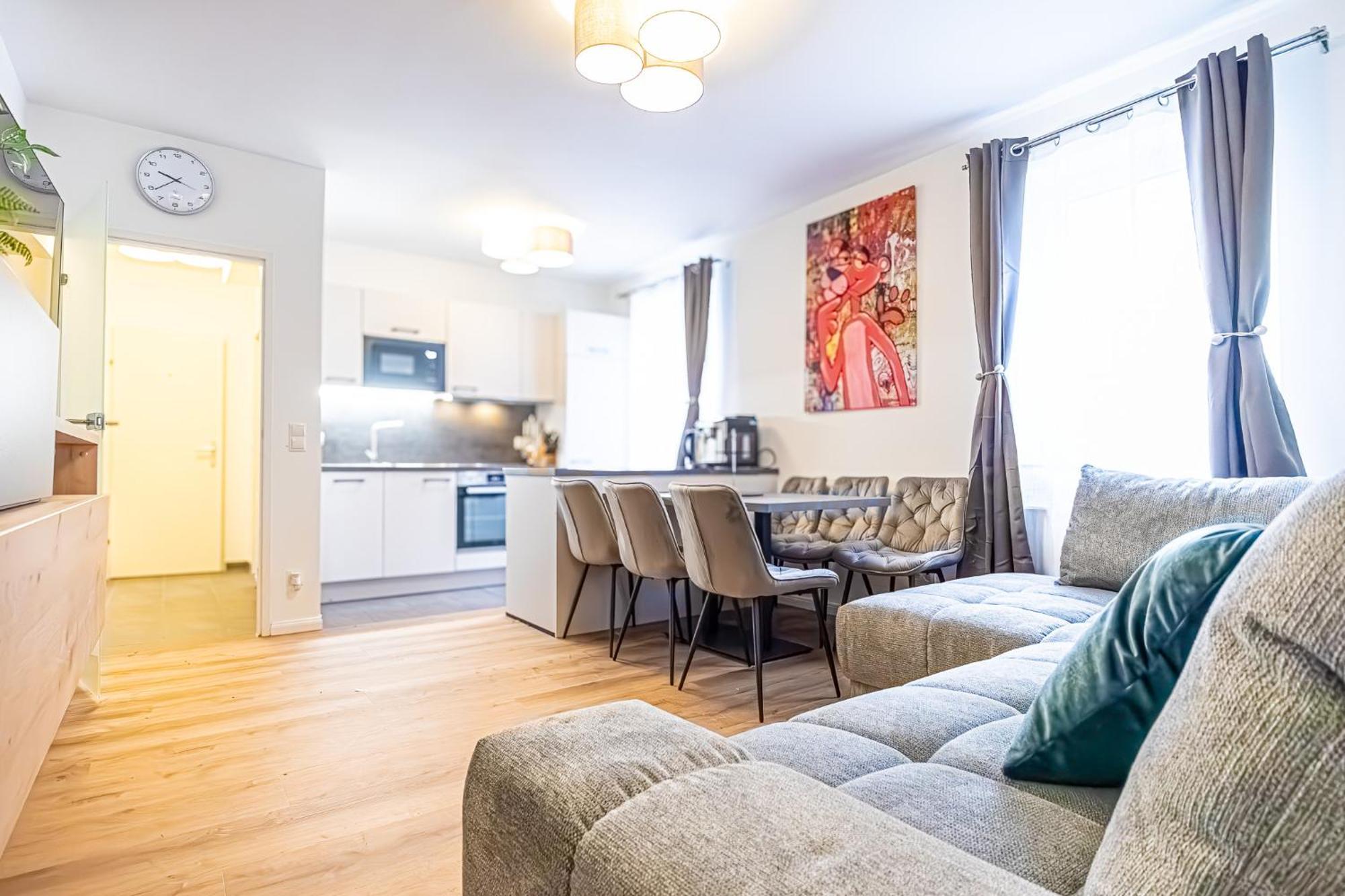 Charming 1Br And 1Lr Apt Modern Design Donaustadt Відень Екстер'єр фото