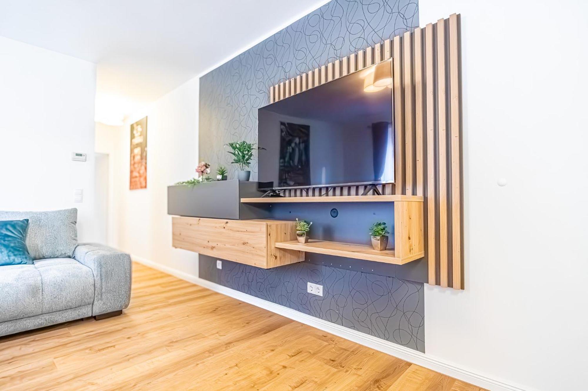 Charming 1Br And 1Lr Apt Modern Design Donaustadt Відень Екстер'єр фото